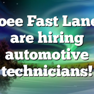 Ocoee Fast Lane is are hiring automotive technicians!